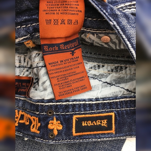 Rock Revival Low Rise Skinny Jeans 34” L NO OFFERS - Picture 4 of 7